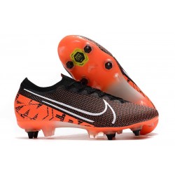 Nike Mercurial Vapor 13 Elite SG-Pro Anti-Clog Black White Hyper Crimson