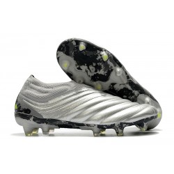 adidas Copa 20+ FG Leather Boots Silver Solar Yellow