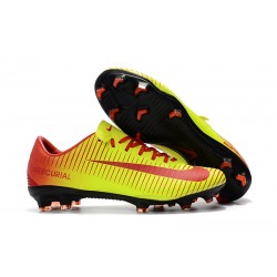 Nike Mercurial Vapor 11 FG Firm Ground Boots - Yellow Red