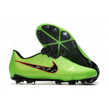 nike phantom black and green