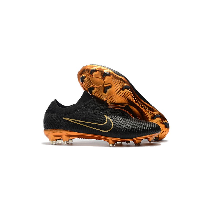 nike mercurial vapor flyknit ultra black gold