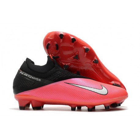 Nike Phantom VSN 2 Elite DF Boots Laser Crimson Metallic Silver Black