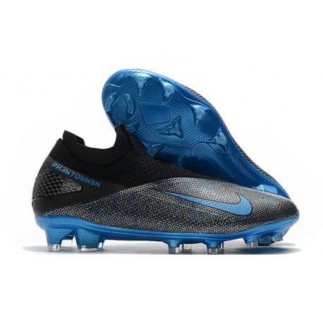 Nike Phantom VSN 2 Elite DF Firm Ground Black Laser Blue Anthracite