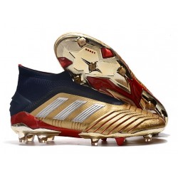 adidas Men's Predator 18+ FG Soccer Cleats - Gold Red