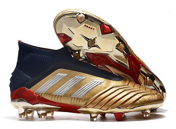 mens gold soccer cleats