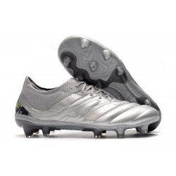New adidas Copa 19.1 FG Soccer Shoes -Silver Solar Yellow