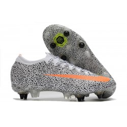 Nike Mercurial Vapor XIII Elite SG AC CR7 Safari -White Orange Black