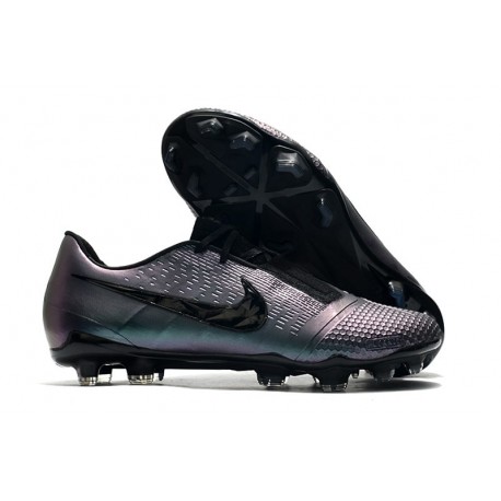 Nike Phantom VNM Elite FG Cleat - Black Laser Blue Anthracite