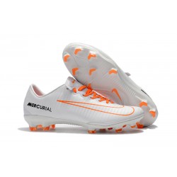 Nike Mercurial Vapor 11 FG Men's Soccer Boots - White Orange