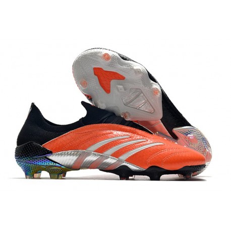 adidas Predator Archive Firm Ground Cleats Orange Black Silver