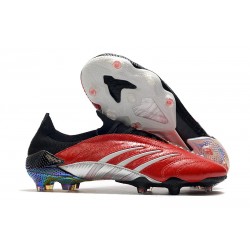 adidas Predator Archive Firm Ground Cleats Red Black Silver