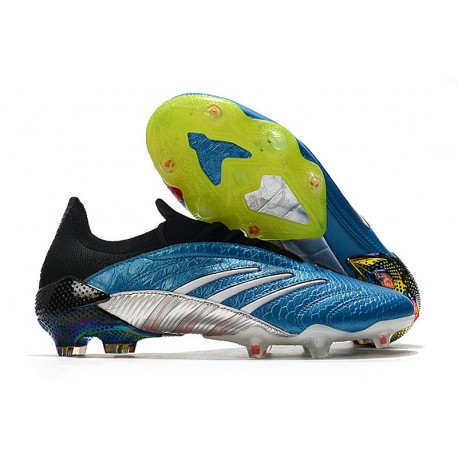 adidas Predator Archive Firm Ground Cleats Blue Black Silver