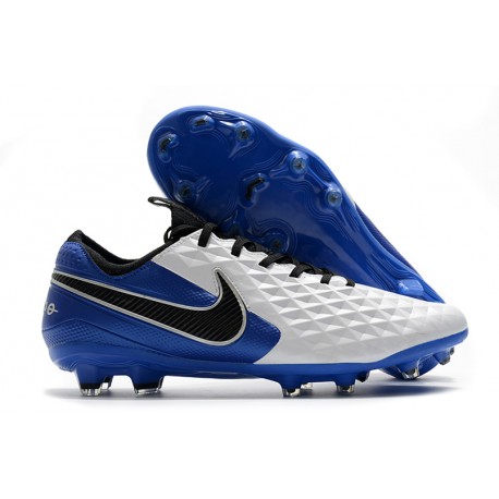 Nike Tiempo Legend VIII Elite FG White Hyper Royal Black