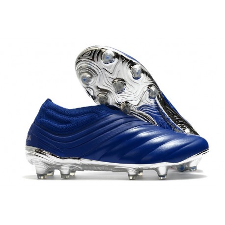 adidas Copa 20+ FG Leather Boots Blue Silver