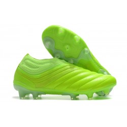 adidas Copa 20+ FG Leather Boots Signal Green White