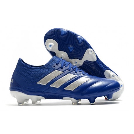 adidas Copa 20.1 FG Firm Ground Cleats Team Royal Blue Silver Metallic