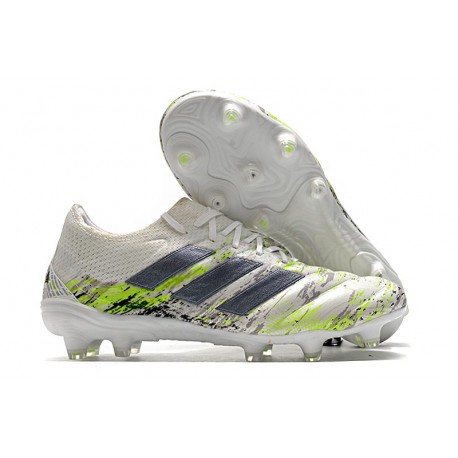 adidas Copa 20.1 FG Uniforia - White Core Black Signal Green