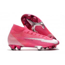 Nike Mercurial Superfly VII Elite FG X Mbappe Pink Blast White Black