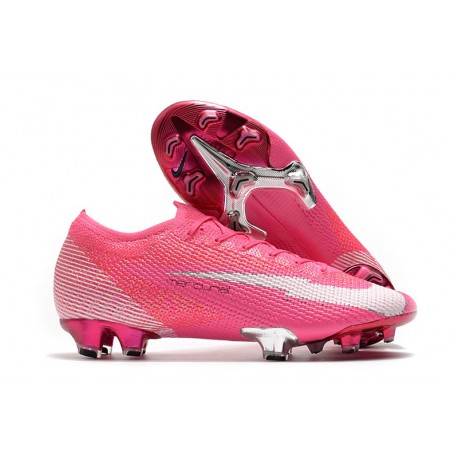 Nike 2020 Mercurial Vapor 13 Elite FG X Mbappe Pink Blast White Black