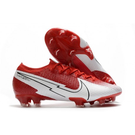 Nike New Mercurial Vapor XIII Elite FG Crimson White