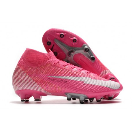 Nike Mercurial Superfly 7 Elite AG Mbappé Rosa - Pink Blast White Black