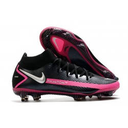 Nike Phantom Generative Texture GT DF Black Pink Blast Metallic Silver