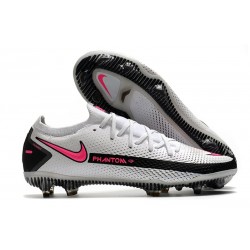 New Nike Phantom GT Elite FG Boots White Black Pink Blast