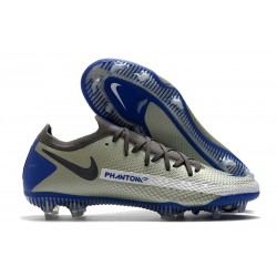 New Nike Phantom GT Elite FG Boots Grey Blue Black