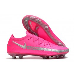 Nike Phantom GT Elite FG Firm-Ground Cleat Pink Silver