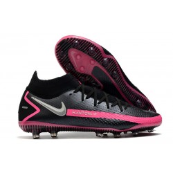 Nike Phantom GT Elite DF AG-PRO Black Pink Blast Metallic Silver