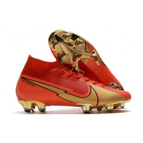 Nike Mercurial Superfly VII Elite DF FG CR100 Red Gold