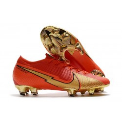 Nike 2020 Mercurial Vapor 13 Elite FG Ronaldo CR100 Red Golden