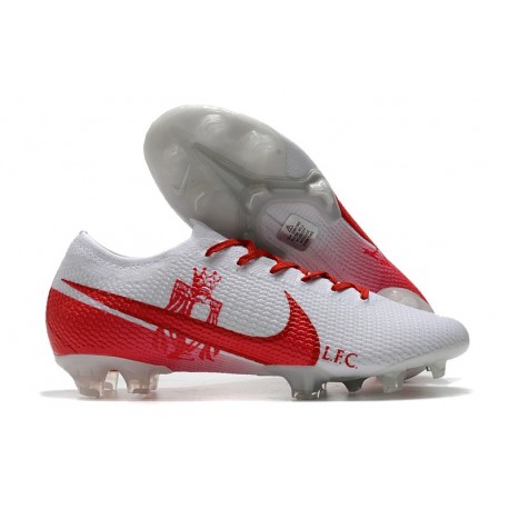 Nike 2021 Mercurial Vapor 13 Elite FG LFC White Red