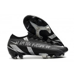 Nike 2021 Mercurial Vapor 13 Elite FG Black Silver