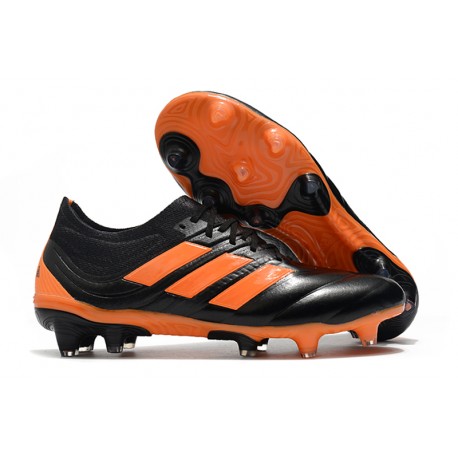 New adidas Copa 19.1 FG Soccer Shoes - Core Black Orange