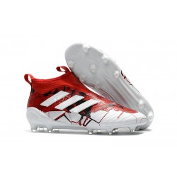 adidas ACE 17+ Purecontrol FG Soccer Cleats - Red White