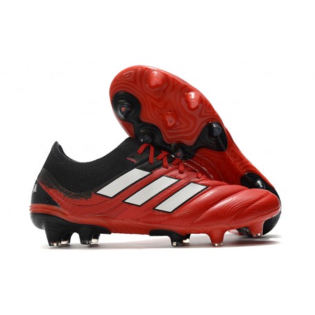 adidas Copa 20.1 FG Firm Ground Cleats Active Red White Core Black