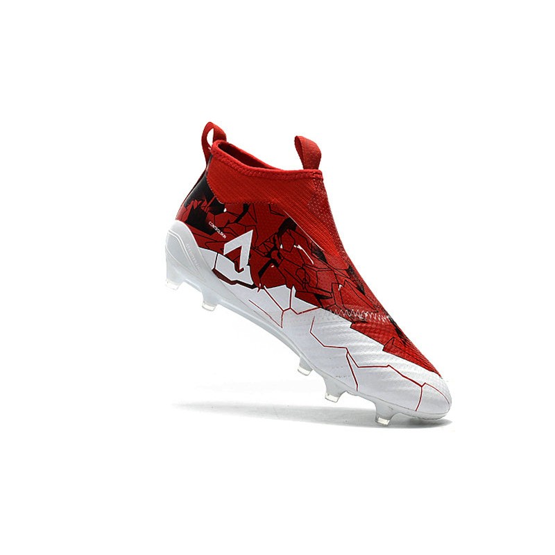 adidas ACE 17+ Purecontrol FG Soccer Cleats - Red White