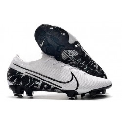 Nike Mercurial Vapor XI FG Men Football Shoes - White Black