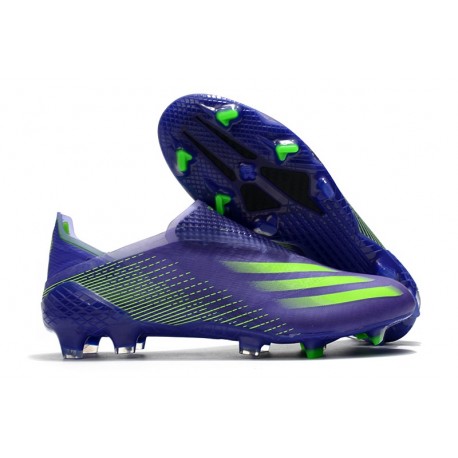 adidas X Ghosted FG + Boots Purple Green