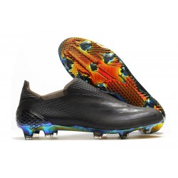 adidas X Ghosted + FG Boots Core Black Blue