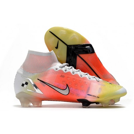 Nike Mercurial Superfly VIII Elite FG Dream Speed 4 - White Metallic Silver Pure Platinum