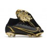 Nike Mercurial Superfly VIII Elite FG Cleats Black Gold