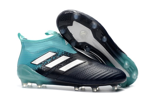 adidas ACE 17 Purecontrol FG Men Football Boots Black Blue White