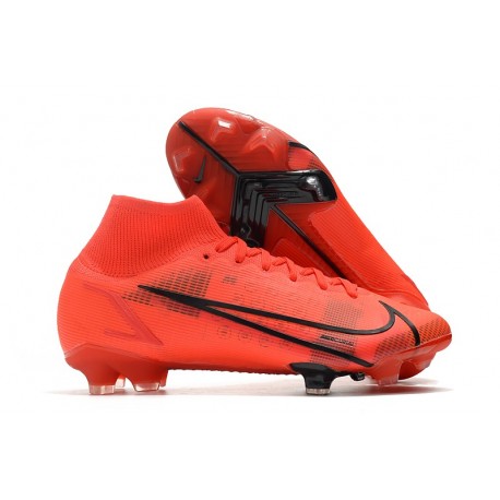 Nike Mercurial Superfly VIII Elite FG Cleats Red Black