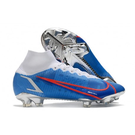 Top Nike Mercurial Superfly 8 Elite FG Blue Red