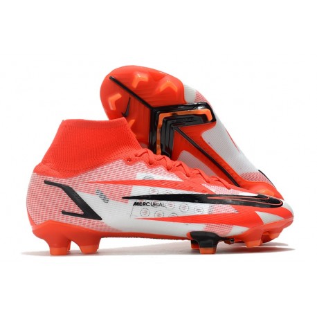 Nike Superfly 8 Spark Positivity CR7 Elite FG Chile Red Black White Total Orange