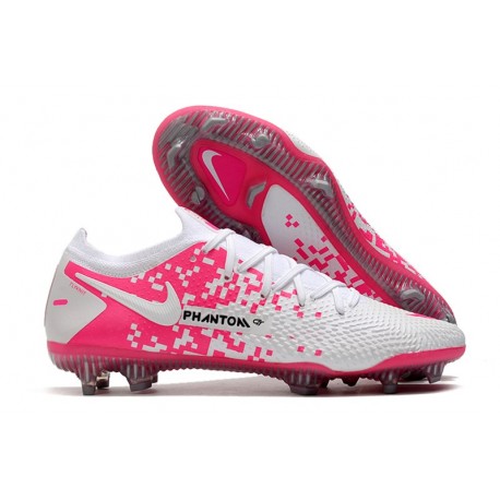 Nike New Phantom GT Elite FG White Pink