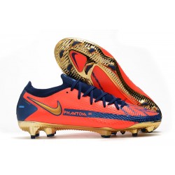 Nike New Phantom GT Elite FG Orange Golden Blue