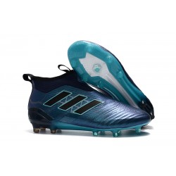 adidas ACE 17+ Purecontrol FG Men Football Boots - Blue Black